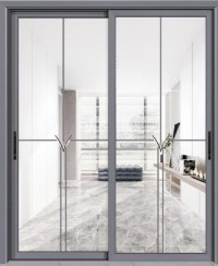 Middle narrow sliding door