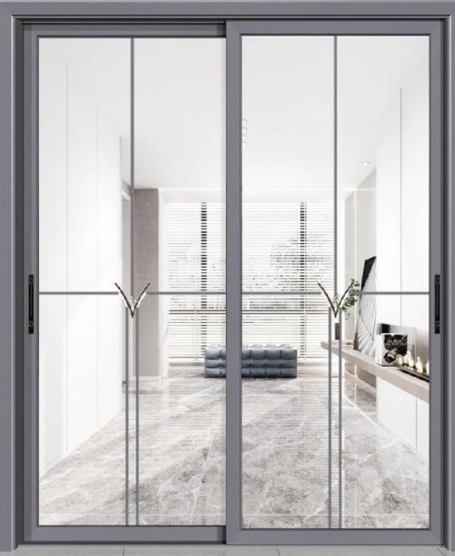 Middle narrow sliding door